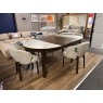 Clearance - Sligo Round Extending Table with 2 leaves and 4 Darlene Chairs