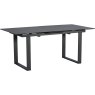 Panama Dining 176cm - 216cm Ext Dining Table Ceramic Dark Grey