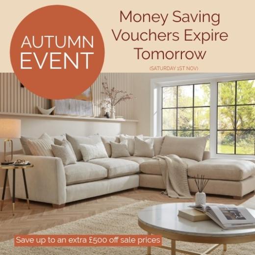 🔥 FINAL HOURS TO SAVE! 🔥 Your Money Saving Vouchers expire tomorrow (Saturday 1st November) at...