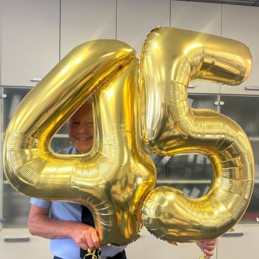 45? He wishes 😂 We’re actually celebrating 45 years of Dominic at Reynolds and we thought that d...